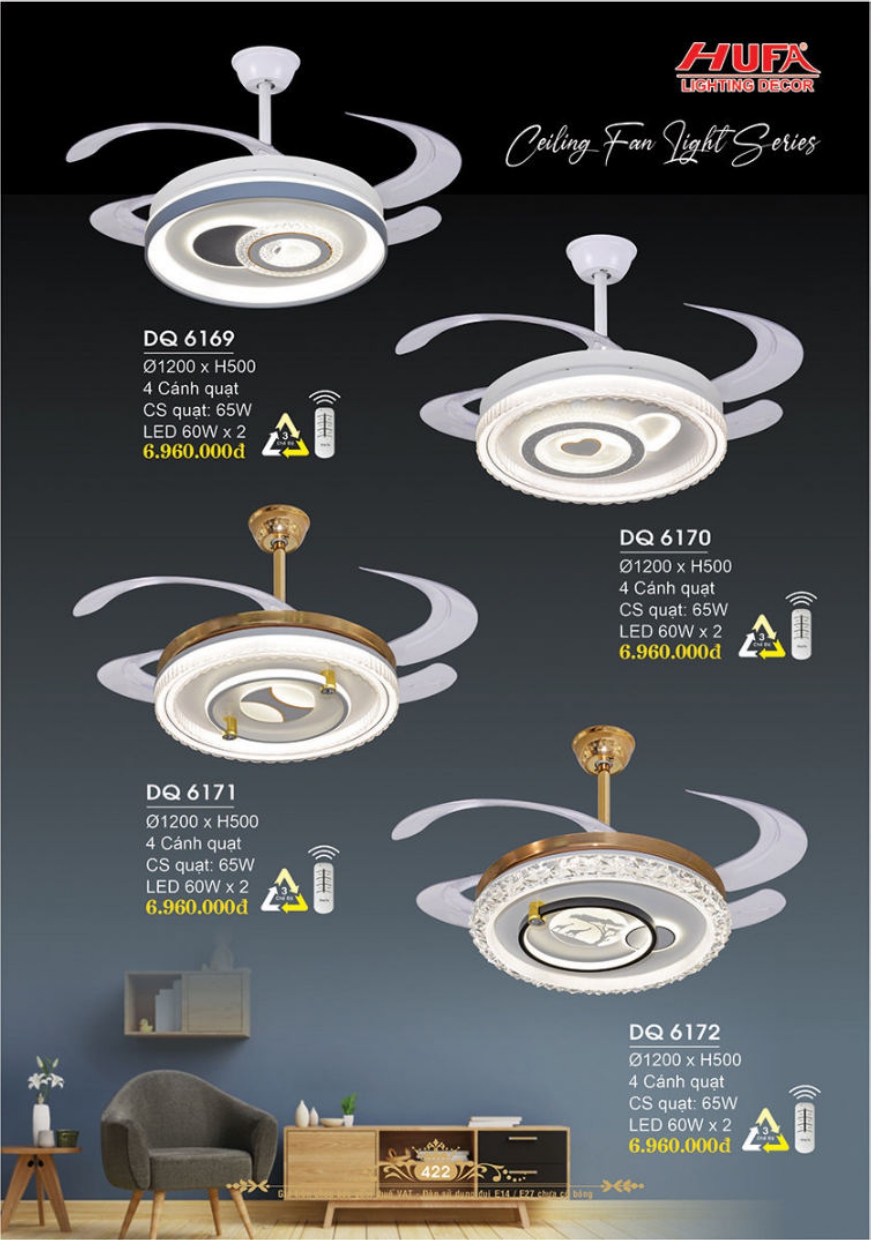 Bảng giá đèn trang trí HUFA